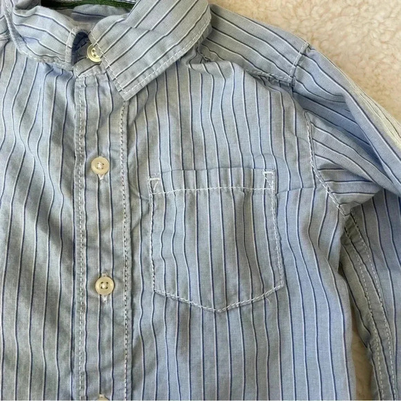 Carter’s 2T striped button down dress shirt​ - Picture 4 of 4